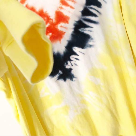 WILDFOX LA top TYEDYE sweatshirt SMALL OVERSIZE EUC - Picture 4 of 7